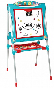 Мольберт двухсторонний складной, голубой (Smoby, 410101)